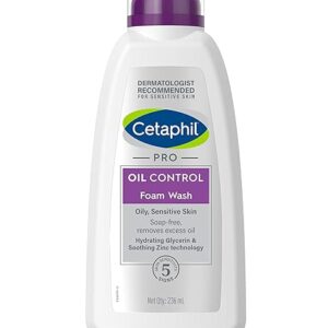 Cetaphil PRO Oil Control Foam Face Wash for Acne & Oily Prone Skin 236ml
