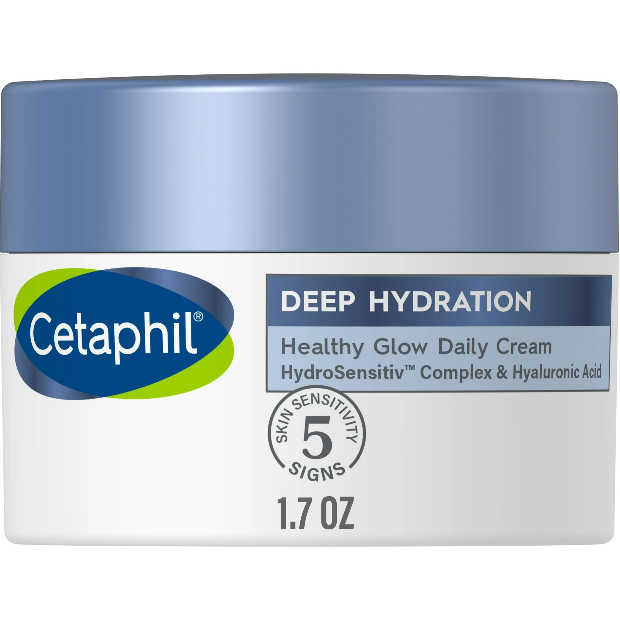 Cetaphil Deep Hydration Healthy Glow Daily 48 Hour Face Cream, 1.7 fl oz