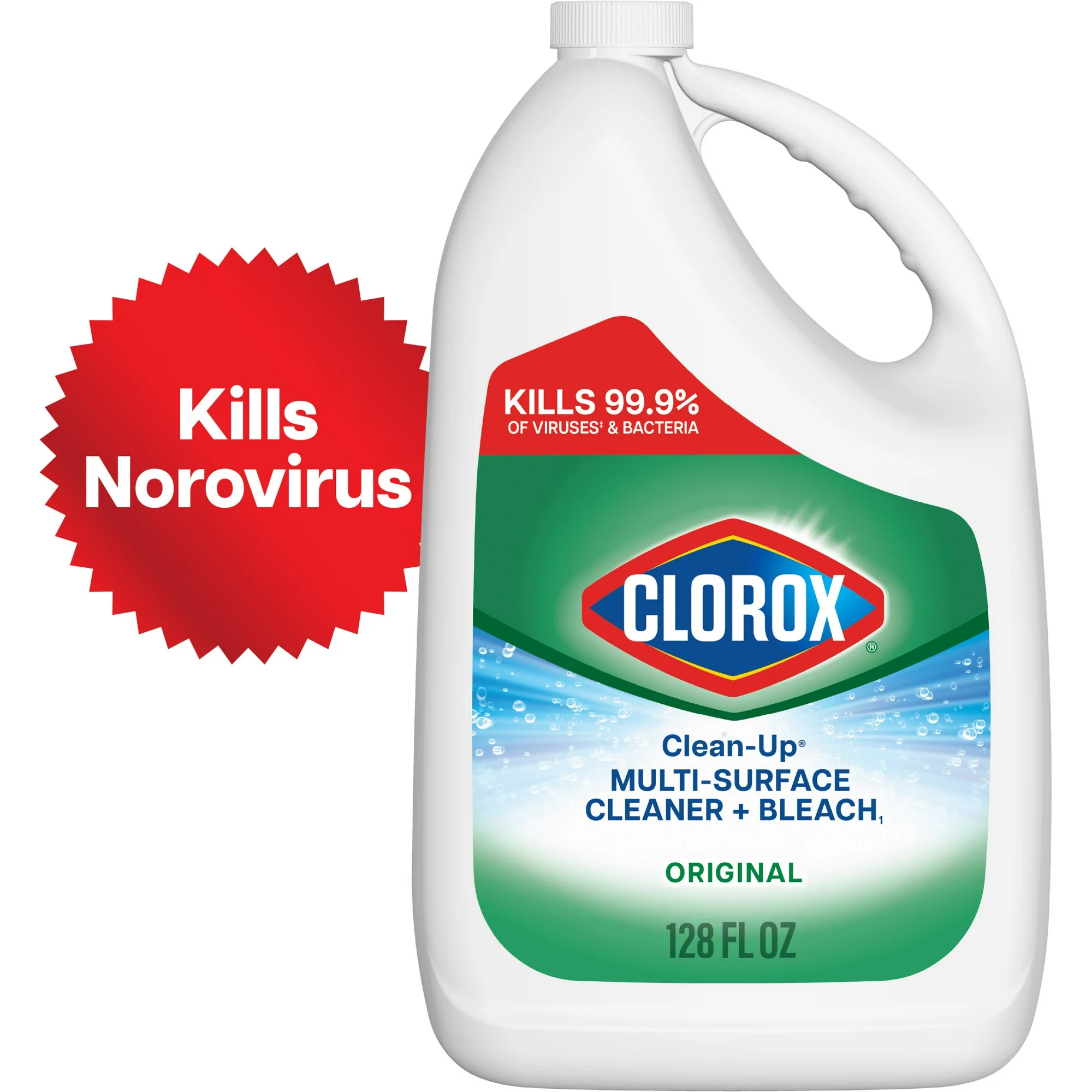 Clorox Clean-Up All Purpose Cleaner Refill w/Bleach, Original, 128 fl oz
